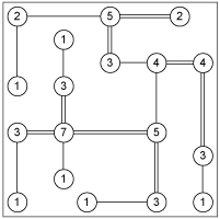 printable Building Bridges logic puzzles for kids and adults