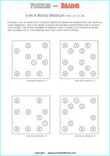 printable logic and iq puzzles for math students and people who love brain teasers	