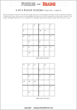 Printable Killer Sudoku