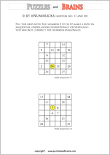 Free and printable Numbrix, Japanese logic puzzles for young and old to ...