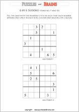printable sudoku puzzles