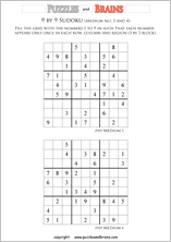 Sudoku #909 and #910 (Medium) - Free Printable Puzzles