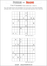 printable very difficult level 9 by 9 Sudoku puzzles