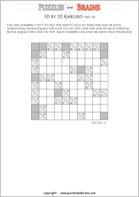 Printable Kakuro addition math puzzles for kids and adults that boost ...